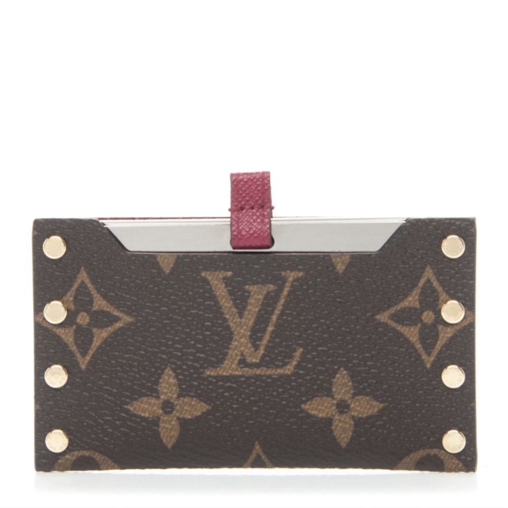 LV Etui Miroir Mirror and Case in Fuchsia